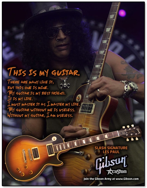 Gibson Guitars - Dave Grohl, Tom DeLonge, Slash - Print Ads by Kenny Chung